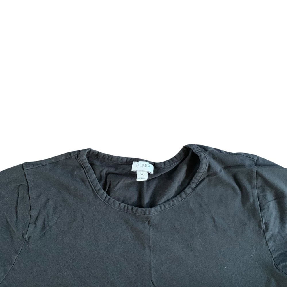 J. Crew Charcoal Short Sleeve Top - Picture 2 of 3